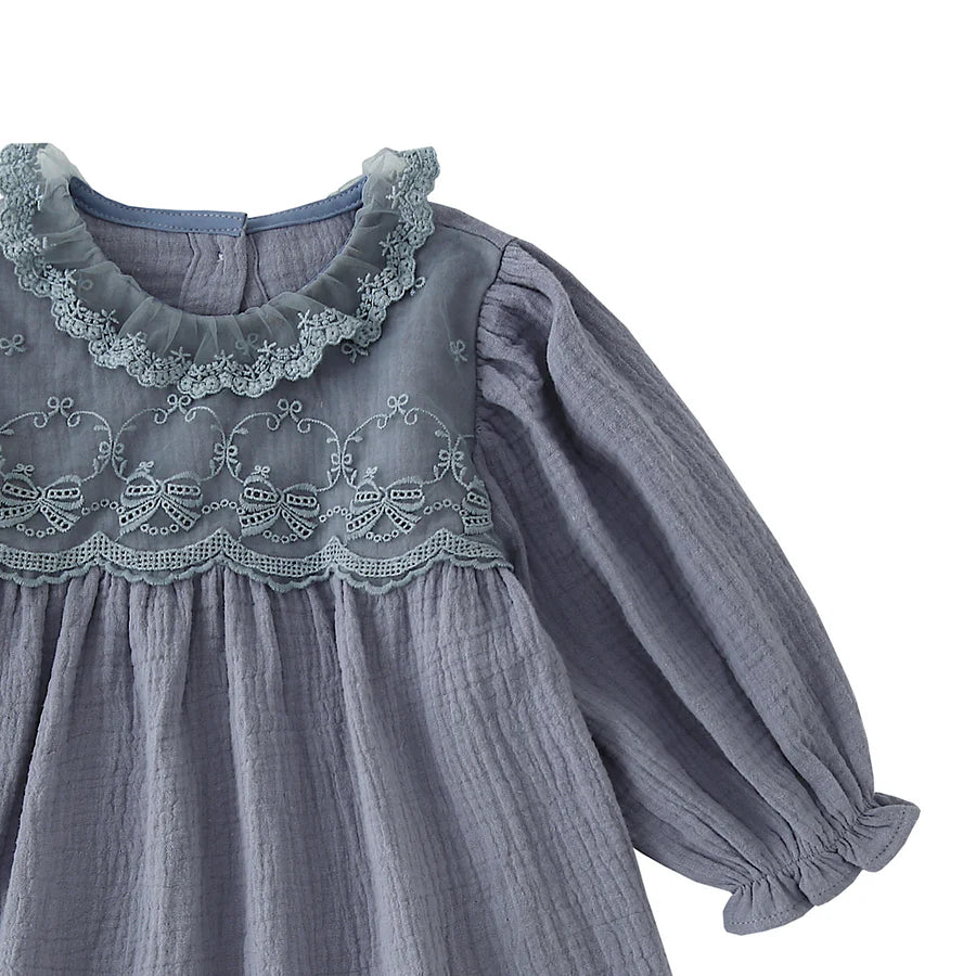 Camille Romper - Slate Blue