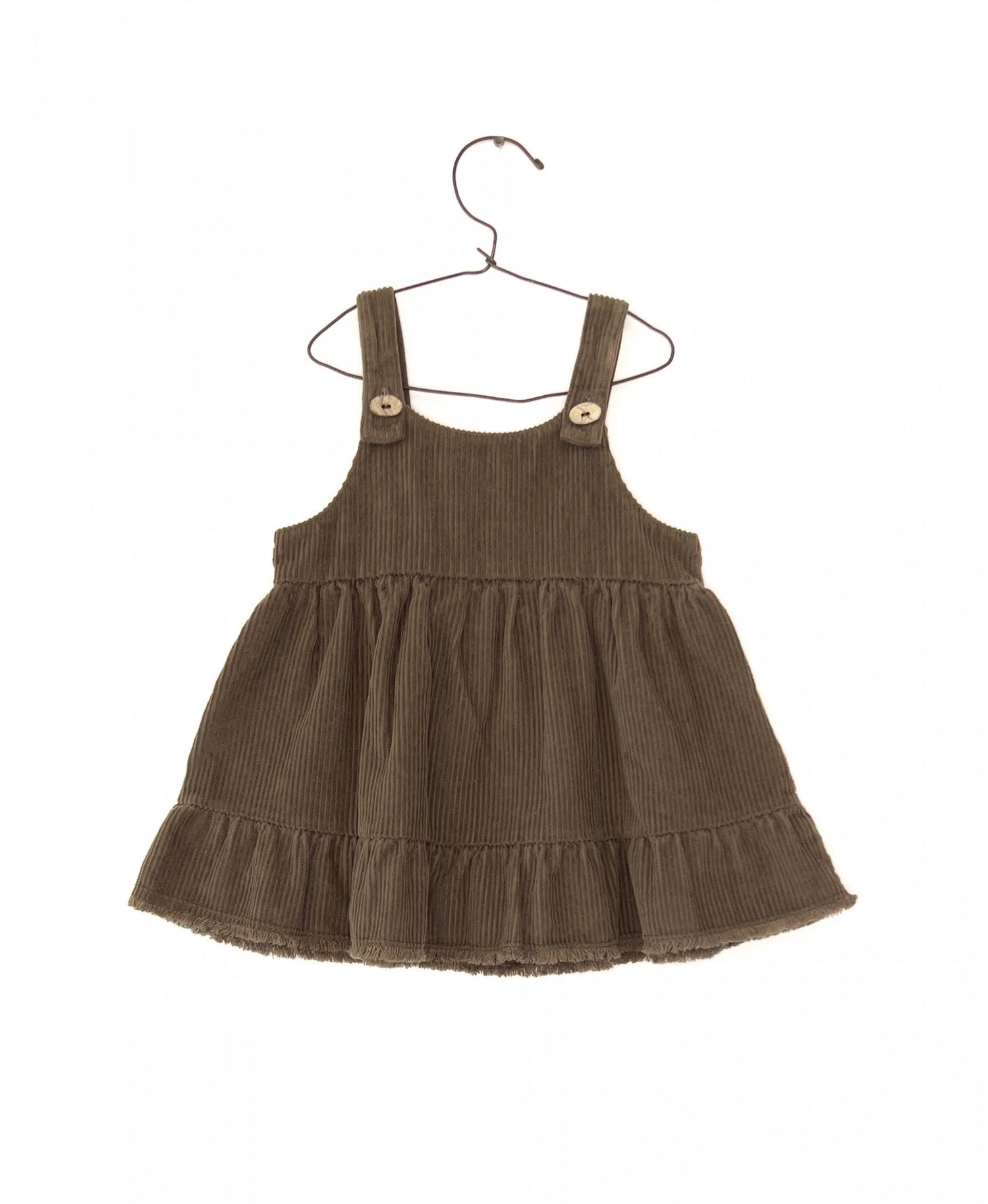 Organic cotton corduroy dress