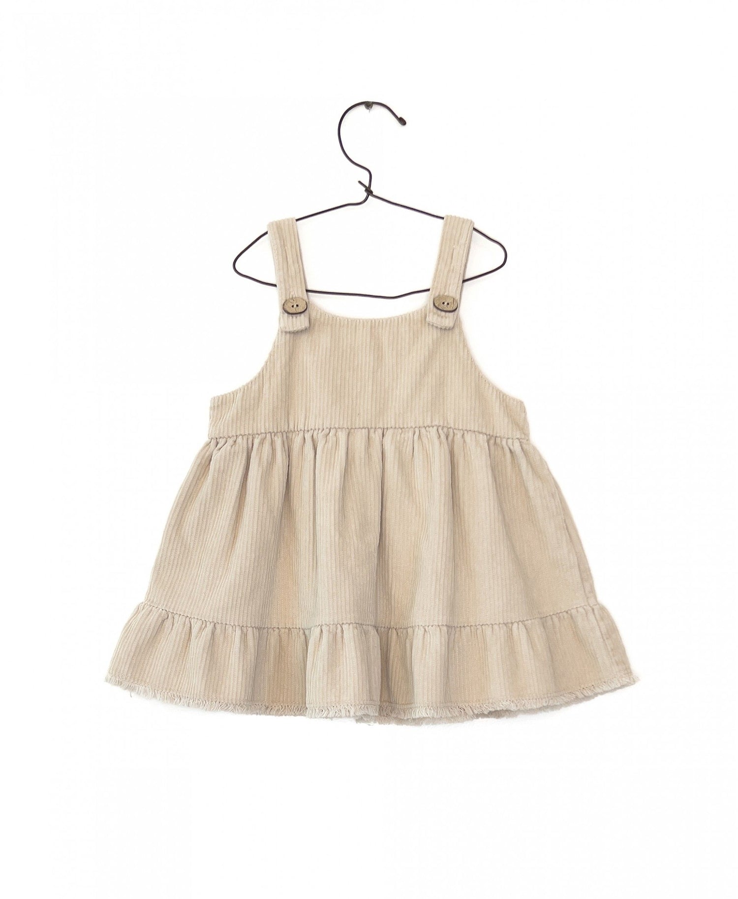 Organic cotton corduroy dress