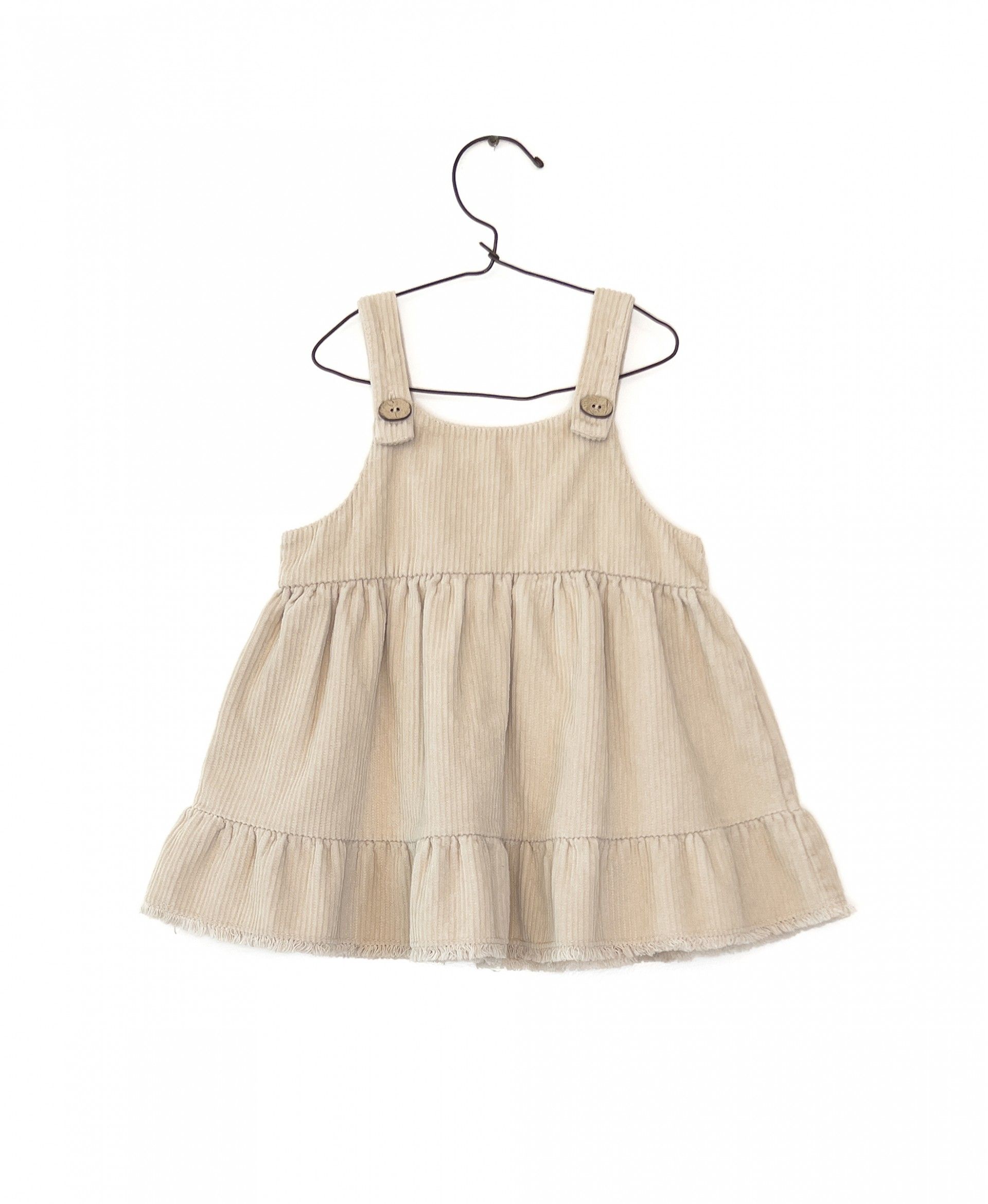 Organic cotton corduroy dress