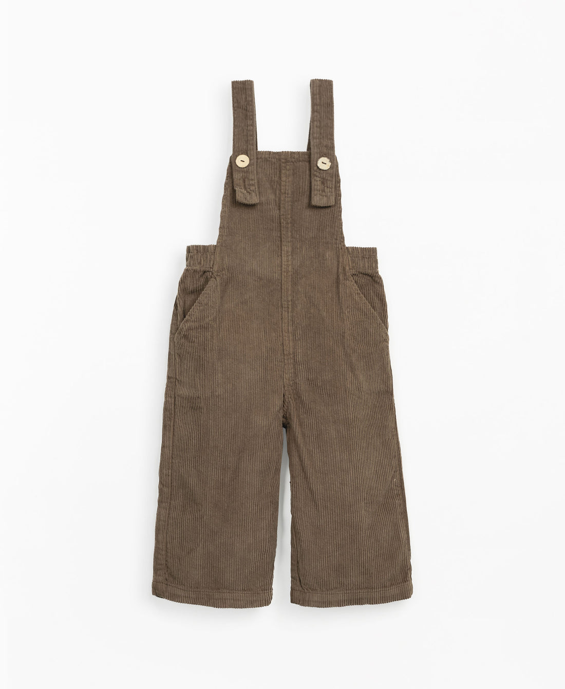 Organic cotton corduroy dungarees