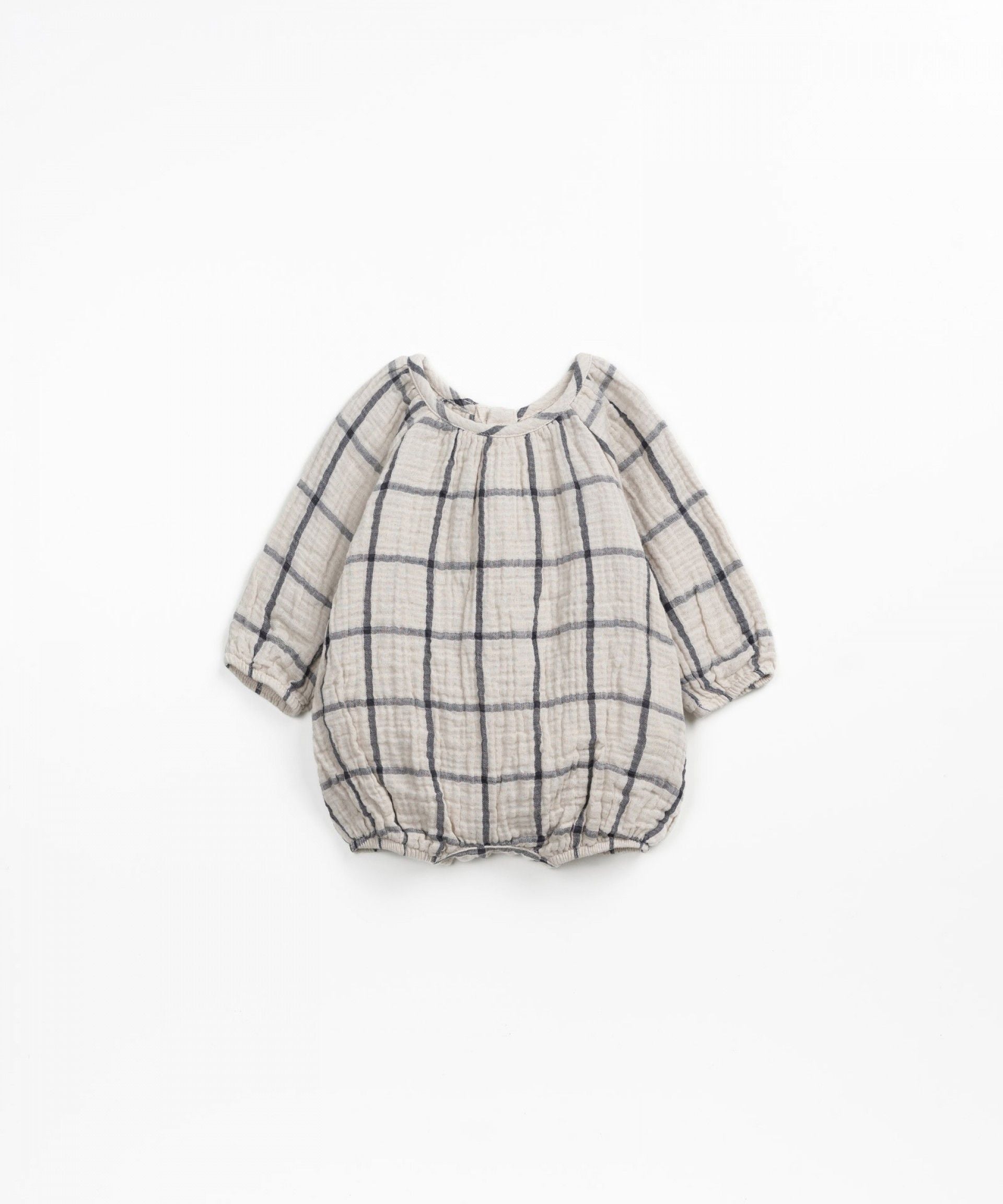 CHECKED WOVEN JUMPSUIT