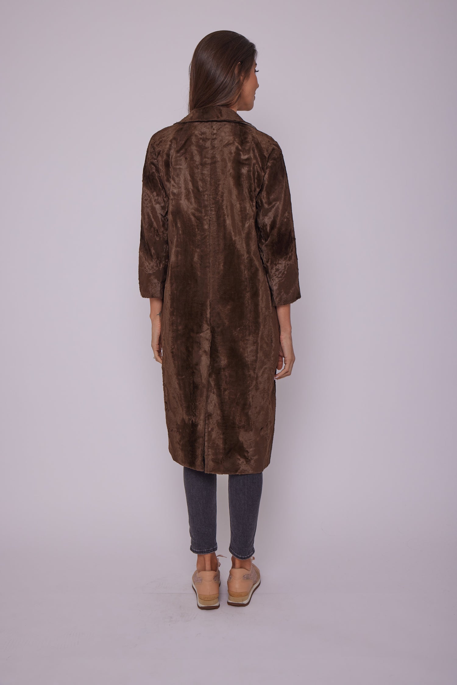 Max Mara OCROMA Belted Faux Fur Coat