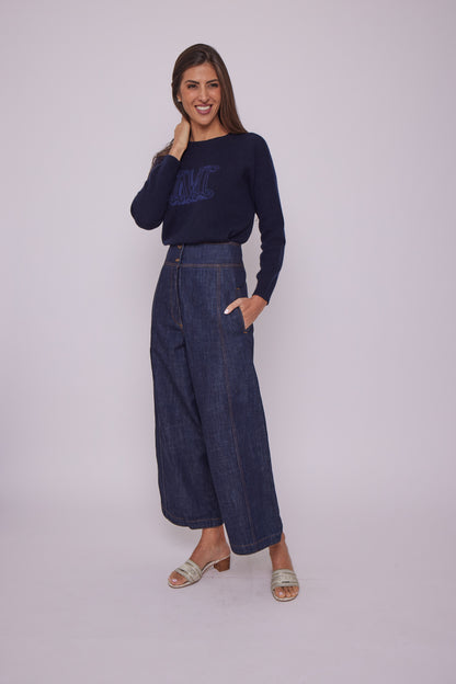 KENZO Denim high waisted culottes