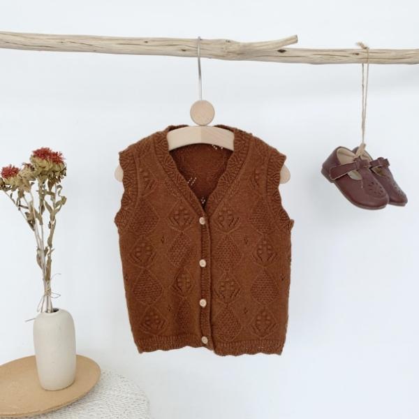 Jade Vest - Brown