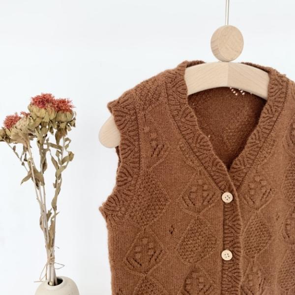 Jade Vest - Brown