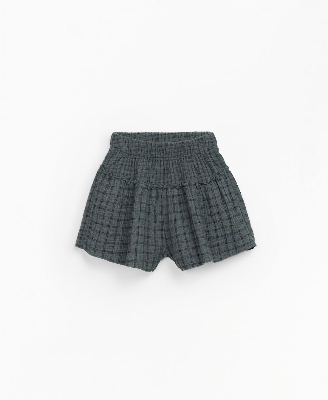 CHECKED WOVEN SHORTS