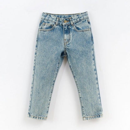 Denim trousers with pockets