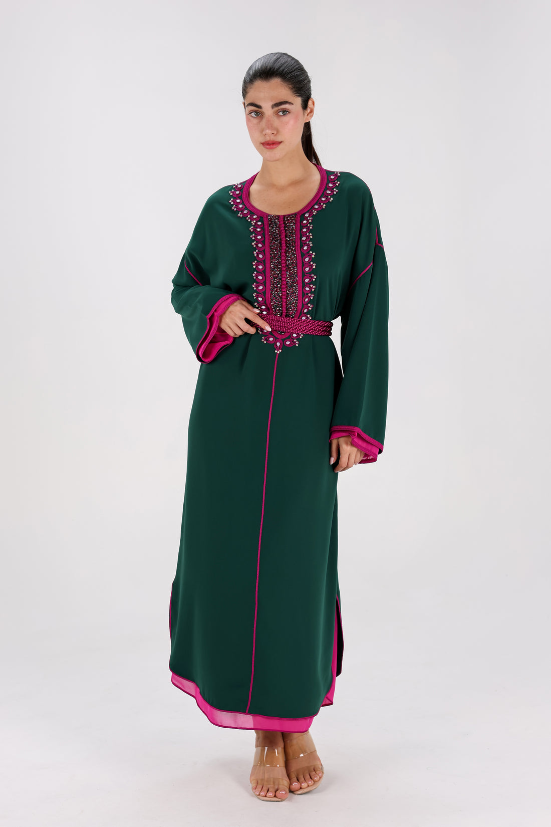 Embroidered Moroccan Kaftan