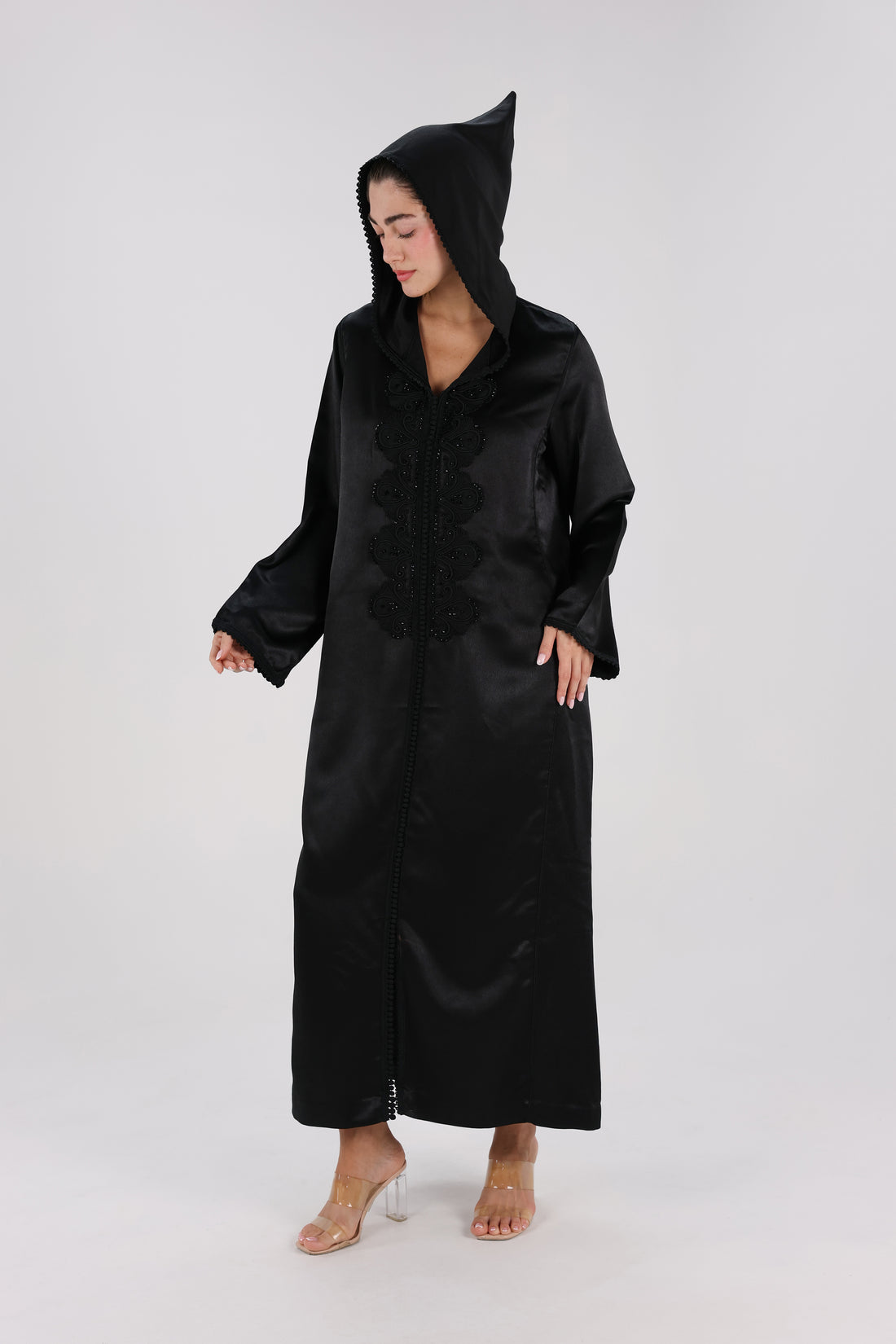 Classic Black Winter Djellaba