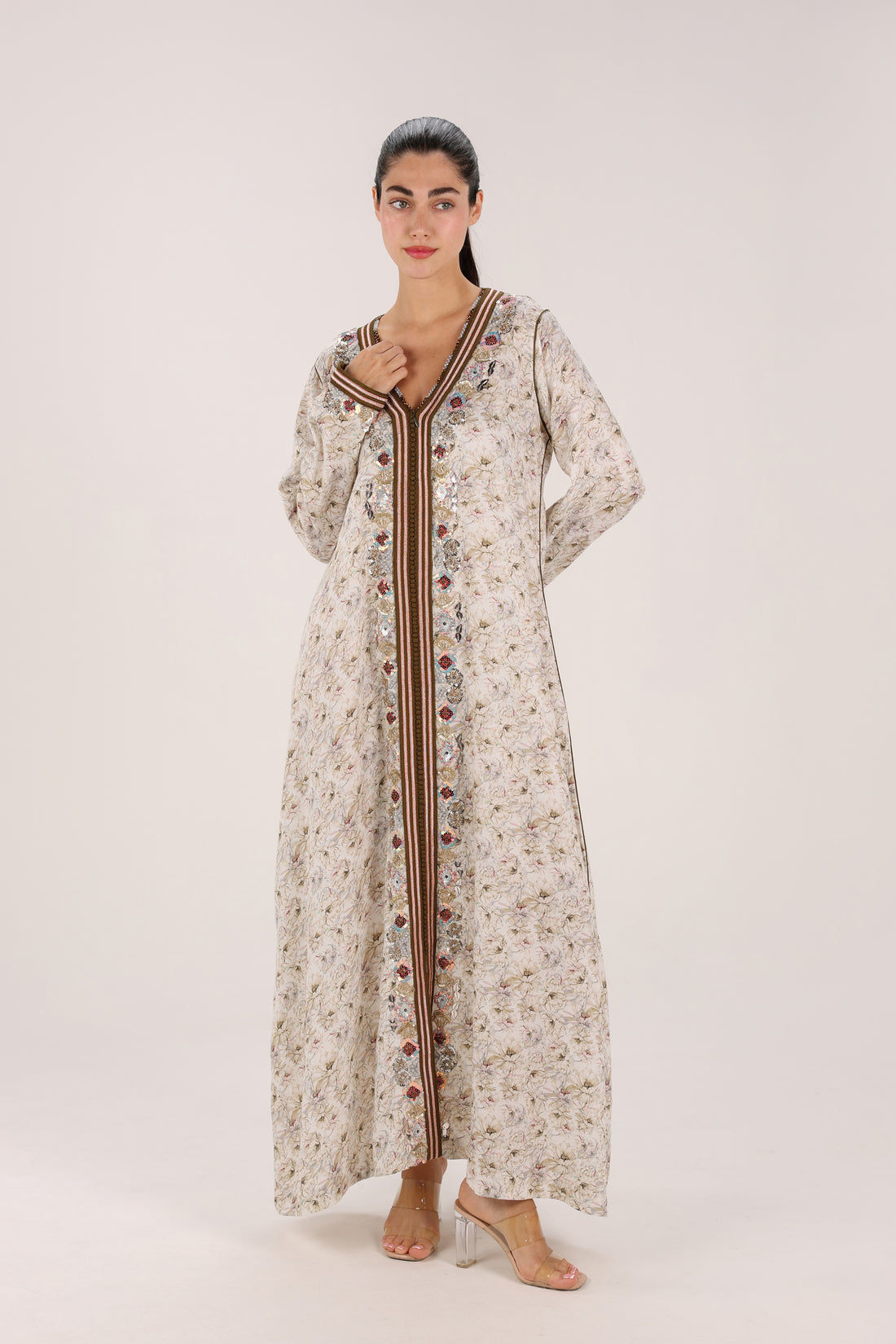 Soft Meadow Kandora Kaftan