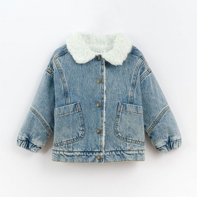 Denim jacket with lining