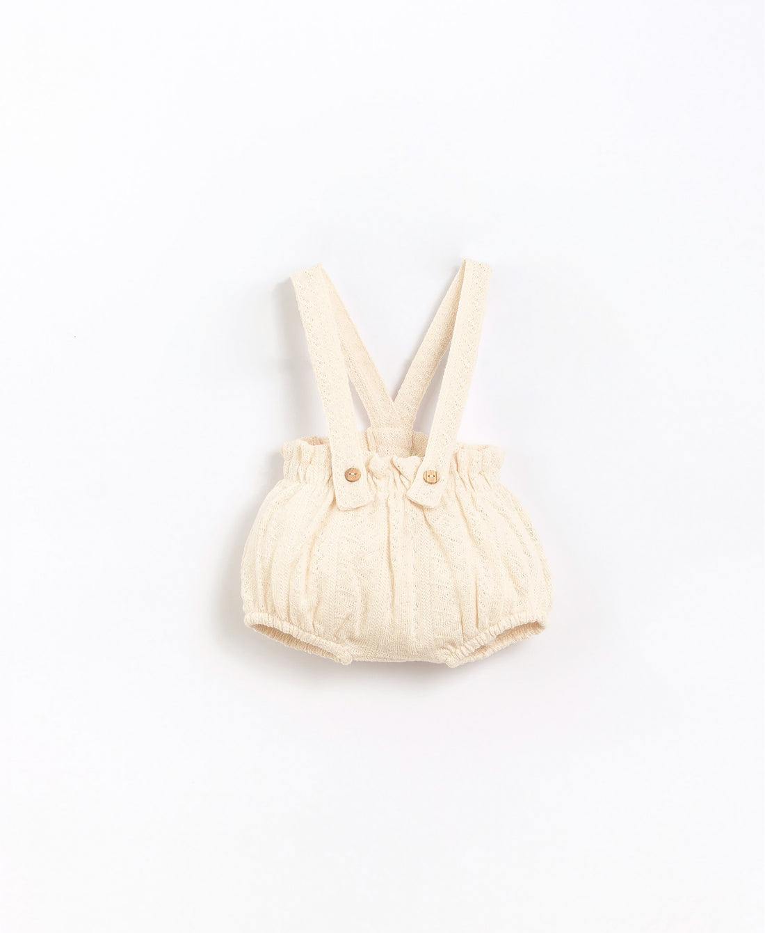 Jumpsuit with straps and wooden buttons | Basketry