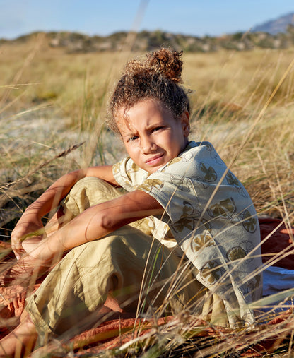 Linen trousers with adjustable drawstring | Organic Care