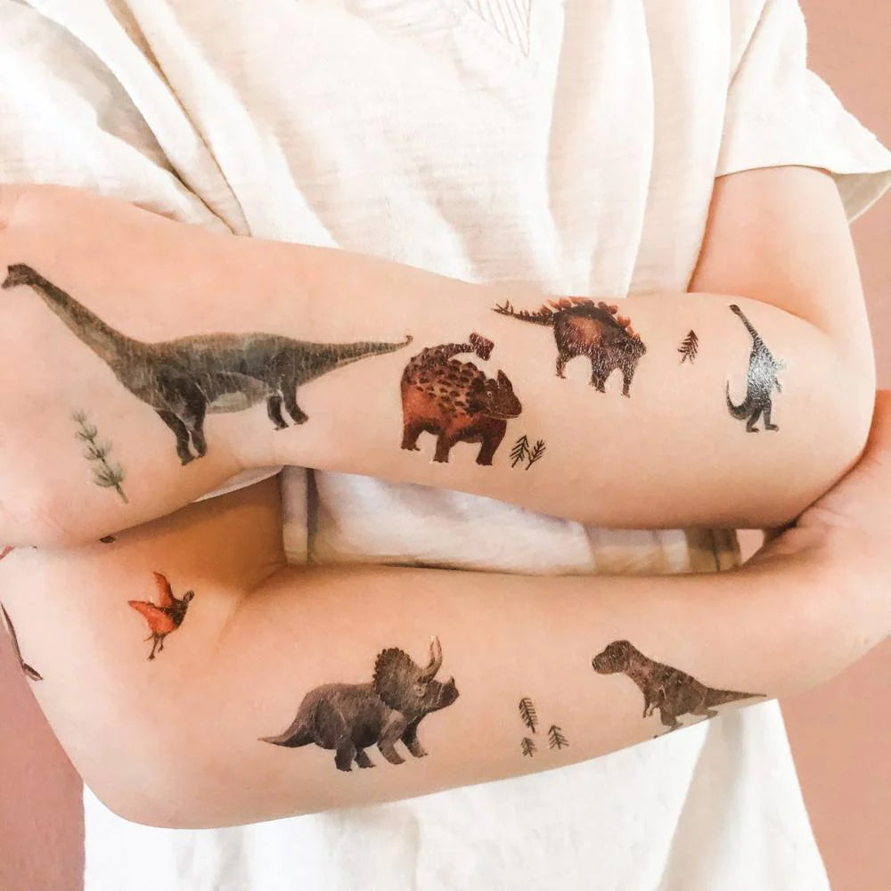 Construction site - Kids organic vegan tattoos