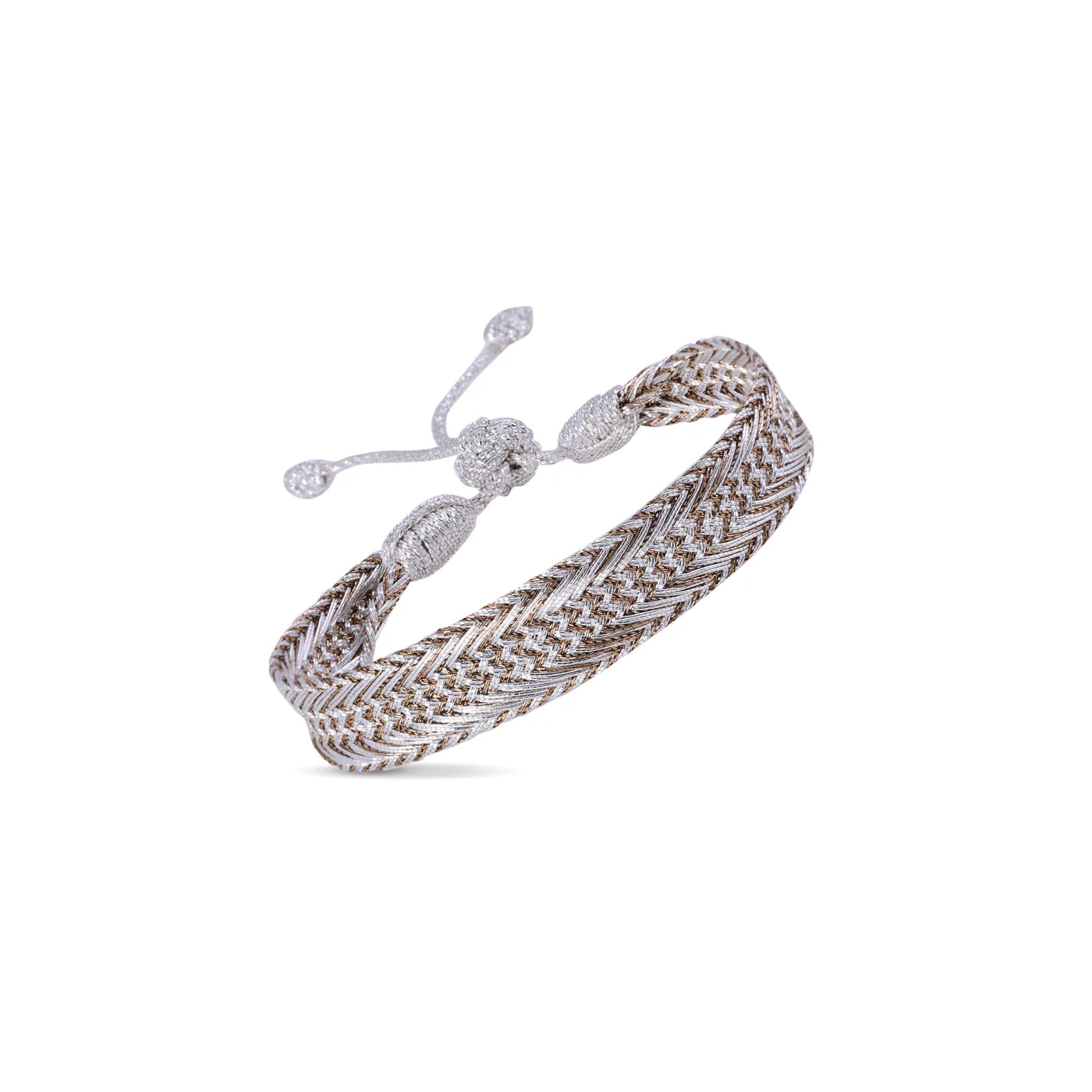 Nerry n°1 Bracelet - Silver Greige