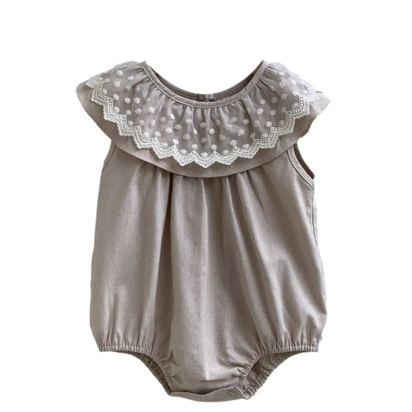 Oceane Romper - Gray