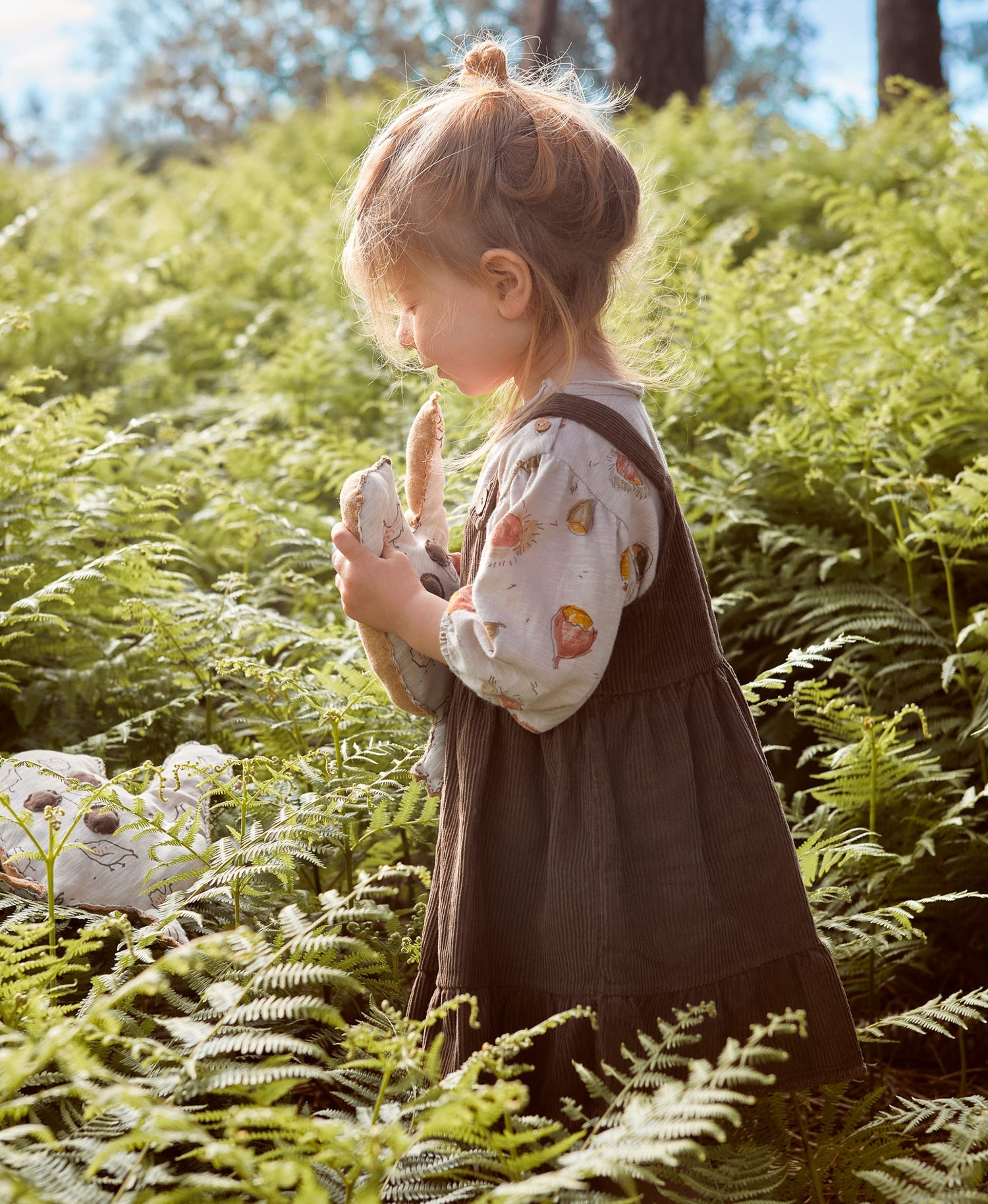 Organic cotton corduroy dress