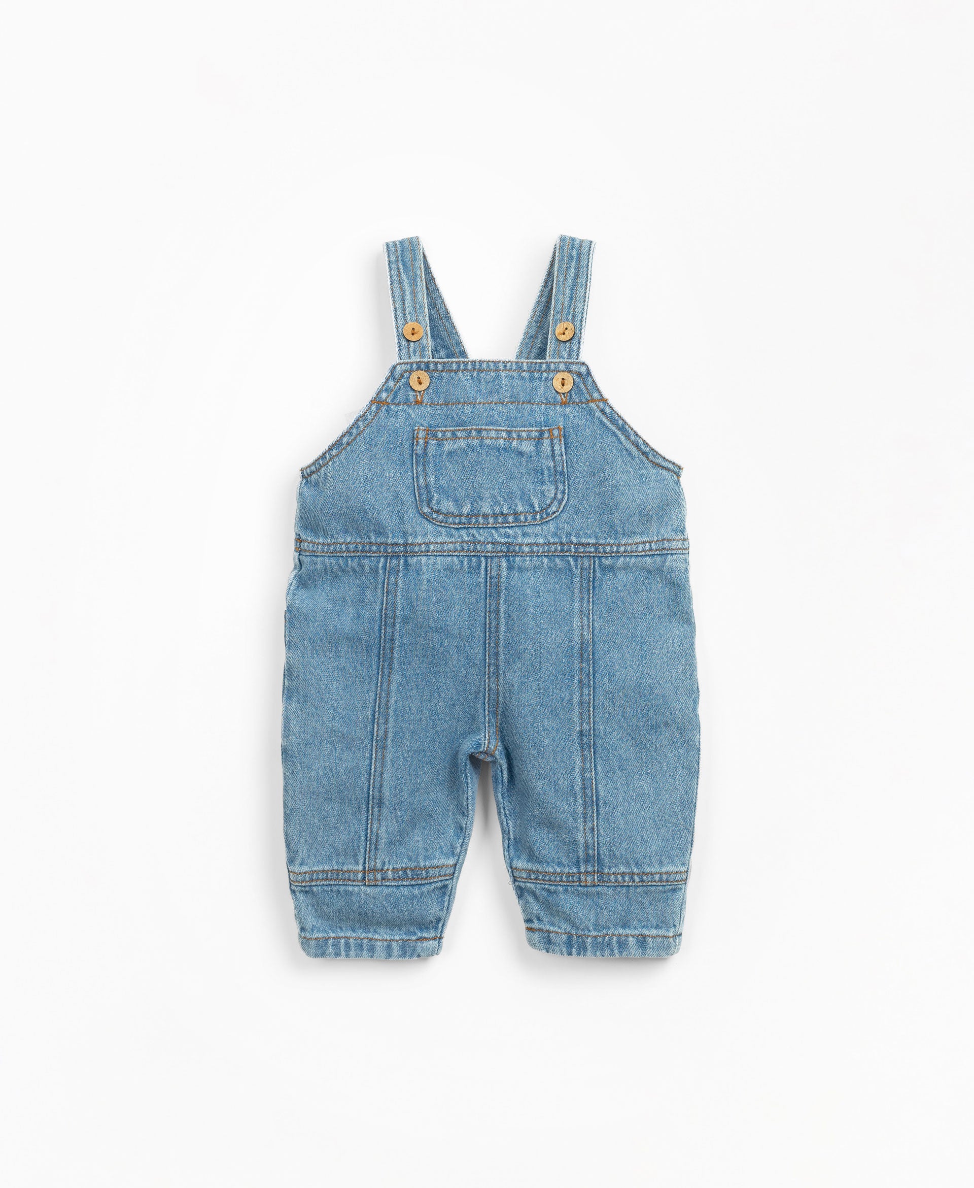 Denim jumpsuit with recycled fibres