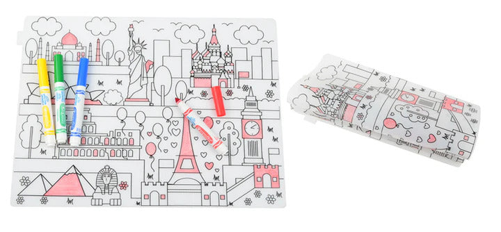 WASHABLE COLORING PLACEMAT