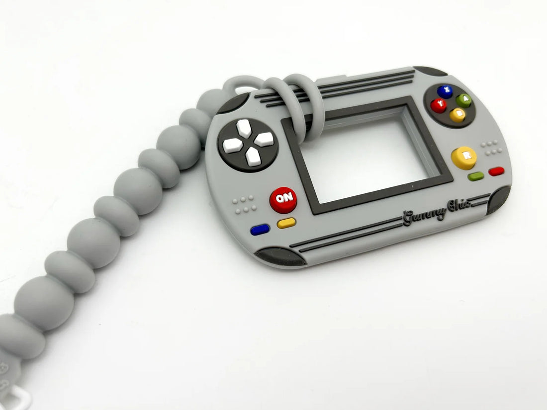 Video Game Silicone Teether: Nostalgic & Safe Choice