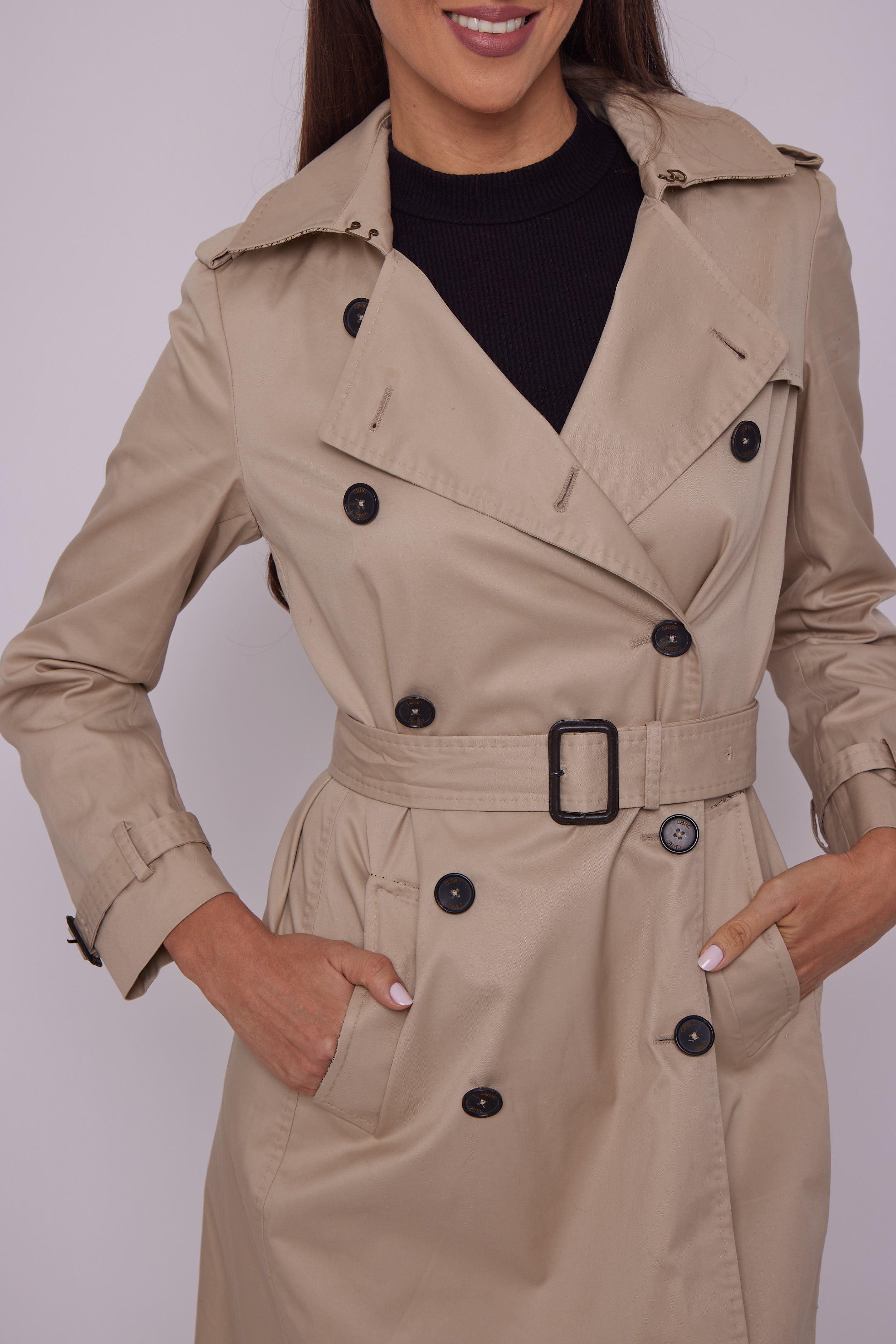 Burberry mid-length Sandringham trench coat